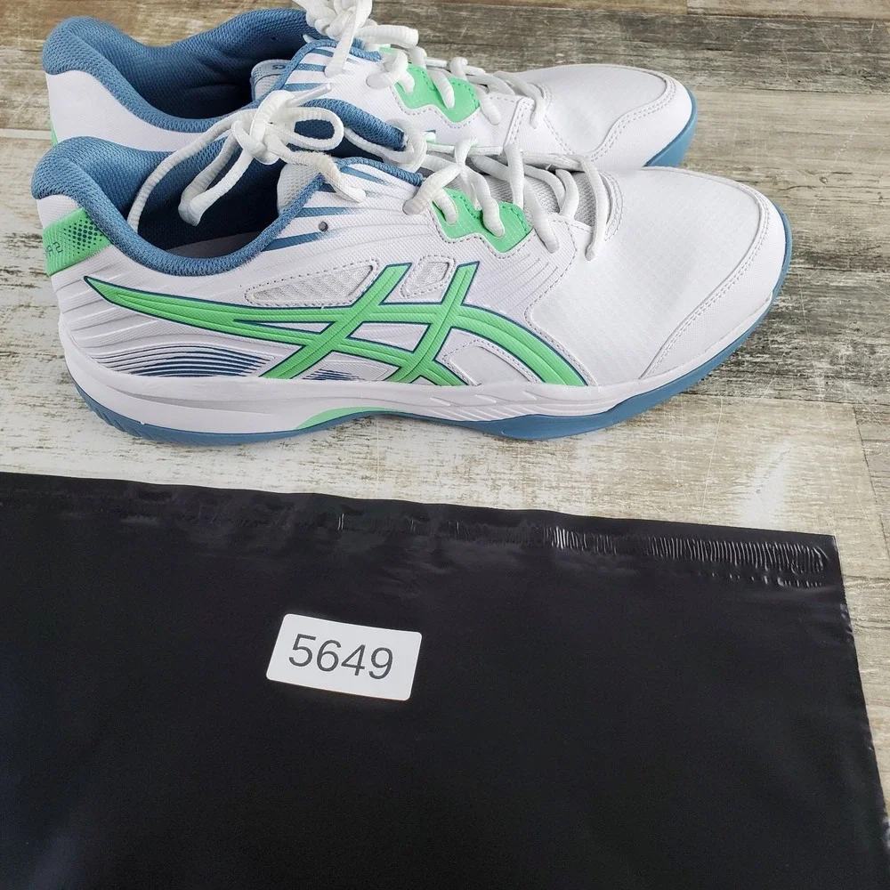 Asics Gel-Renma 2 Mens Tennis Shoes Sz 10.5 White Menthol Lace Up Round Toe